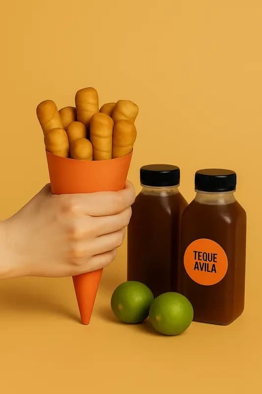 Combo Dúo, 15 tequeños de queso + 2 bebidas